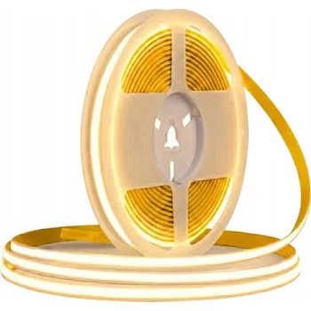 LED páska LED pásek 12V COB 10m IP20 Světlo 320 LED/metr Silný 3000K Teplá bílá