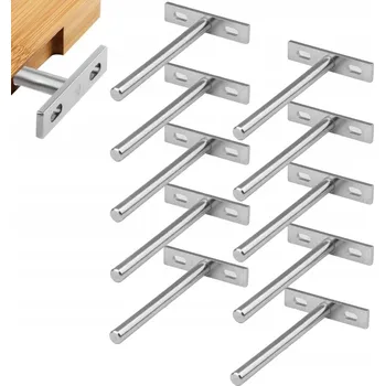 Dílenský regál NEVIDITELNÉ RAMENO DRŽÁKU POLICE SKRYTÝ NOSNÍK 100MM 10X