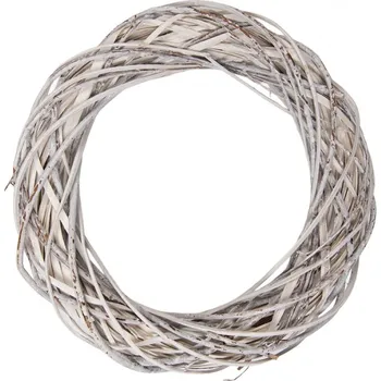 Věnec Světlý ratanový věnec Riet X L – 40x7 cm