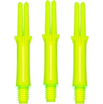 Příslušenství pro šipky Násadky na šipky L-Style Locked Straight Neonově žluté L190, krátké 35mm