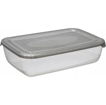 Dóza na potraviny Nádoba s dávkovačem Plast Team 1125 1,2 l šedá