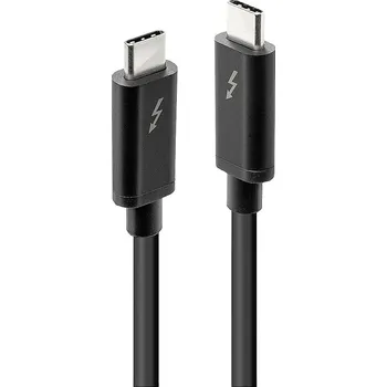 elektrický kabel MicroConnect Thunderbolt(TM) kabel Thunderbolt(TM) 3 USB-C ® zástrčka, USB-C ® zástrčka 2.00 m černá TB3020