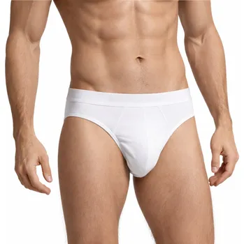 Slipy Pánské sportovní slipy ATLANTIC pohodlné a komfortní BMP-017 bílé XXL