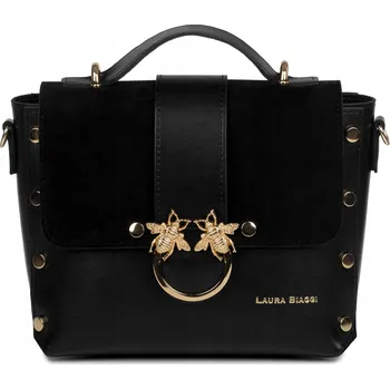Kabelka Laura Biaggi kabelka přes rameno eko kůže černá