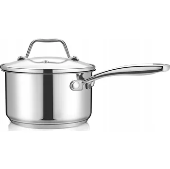 Hrnec HRNEC NA OMÁČKY RENDLÍK NA OHŘEV NUTRICHEF OCELOVÝ PEVNÝ S POKLICÍ