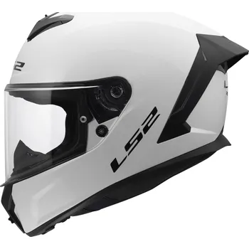 Helma na motorku LS2 FF820 RAPID III SOLID GLOSS WHITE XS
