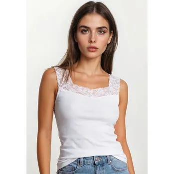 Dámská spodní košilka Arietta bílá XXL