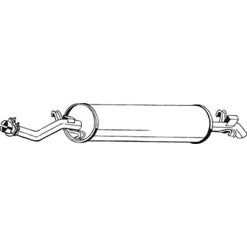 Tlumič výfuku Zadní tlumič výfuku BOSAL 278-093