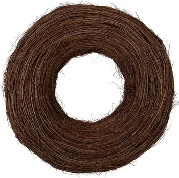 Věnec Velký hnědý ratanový věnec Riet II XL – 80x22 cm + doprava zdarma