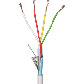 elektrický kabel ELAN 20041 alarmový kabel LiYY 4 x 0.22 mm² bílá metrové zboží