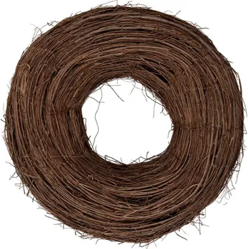 Věnec Hnědý ratanový věnec Riet IX L – 50x14 cm