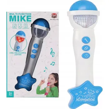 Mikrofon FUNKČNÍ MIKROFON PRO DĚTI ZVUK SVĚTLO