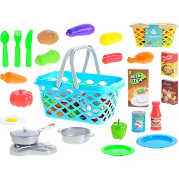 Dětská kuchyňka Mikro trading Kuchyňský set s vařičem a doplňky - 24 ks