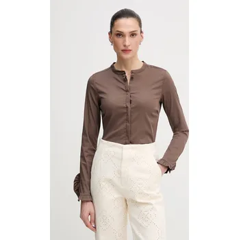 Pánská košile Košile Mos Mosh 131731 hnědá 88X, vel. M