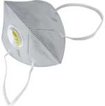 Filtrační maska KN95 šedá s ventilem - 5 vrstev polypropylenové netkané textilie