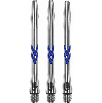 Příslušenství pro šipky Red Dragon Násadky Gerwyn Price Iceman - V-Groove Aluminium - medium - blue