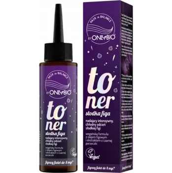 Barva na vlasy Onlybio toner na vlasy, odstín sladká fíková 100 ml