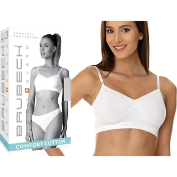 Podprsenka Brubeck sportovní podprsenka bílá velikost 70A