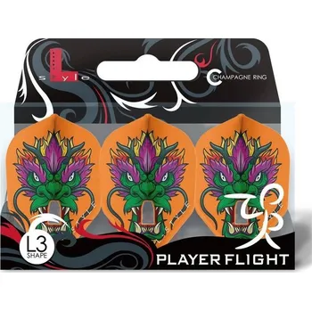 Šipka Letky na šipky L-Style L3 Jules Van Dongen, oranžové