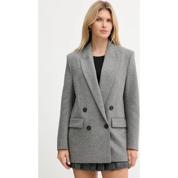 Dámský kabát Kabát s příměsí vlny Pinko 106099.A2ZU šedá 90X, vel. 38