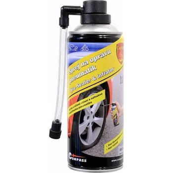 Sada na opravu pneumatiky Sprej na lepení pneu COMPASS Captain 450ml