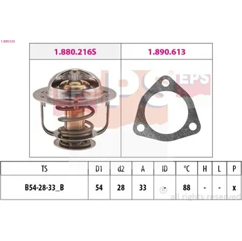 Automobilové těsnění Termostat, chladivo EPS 1.880.535