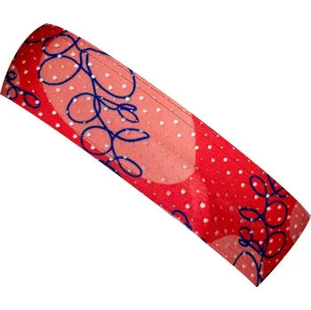 Sportovní čelenka bjež čelenka BERRY red letní úzká