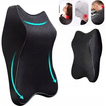 Polštář POLŠTÁŘ AUTOMOBILOVÁ CESTOVNÍ OPĚRKA HLAVY POD HLAVU KRK A KRK PROFILOVANÝ