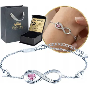 Náramek Stříbrný náramek Nekonečno Dárek pro manželku / maminku