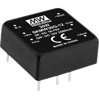 Měnič napětí MEAN WELL SKMW30G-12 DC/DC měnič napětí 2.5 A 30 W Počet výstupů: 1 x Obsah 1 ks