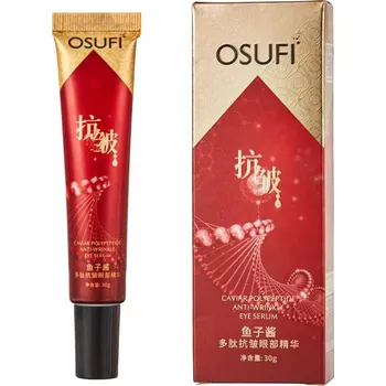 Péče o oční okolí Oční sérum s oligopeptidy, acetylhexapeptidy + kaviár