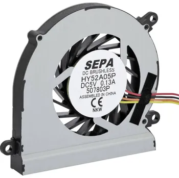 Průmyslový ventilátor SEPA HY52A05PSE25AP00 axiální ventilátor, 5 V/DC, 4.5 m³/h, (d x š x v) 52 x 52 x 8 mm, 111111658