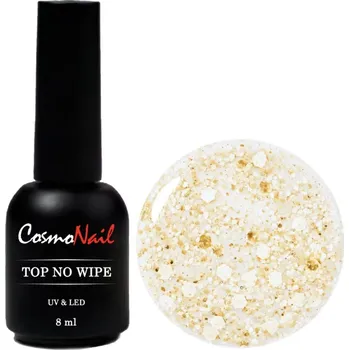 Lak na nehty COSMONAIL Top Matt Glitter 3 - Soft Metalic, 8 ml