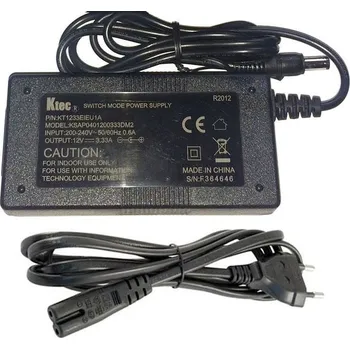 Napáječ KTEC 12V/3,33A spínaný, koncovka 2,1mm