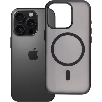 Náhradní kryt pro mobilní telefon Kryt Flexline Mag Cover s MagSafe pro iPhone 16 Pro černé