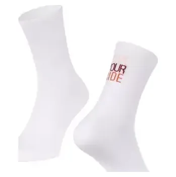 Pánské ponožky Force Love Your Ride ponožky bílá vel. S-M (EU 36-41)