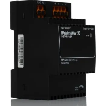 spínaný zdroj Napájecí zdroj na lištu DIN 2.6A, výstup: 12V