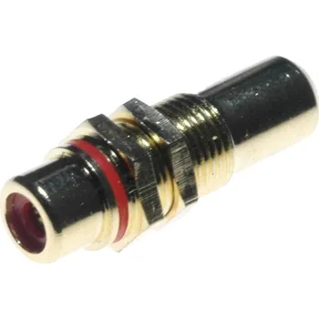 Audio kabel Lyndahl RCA audio adaptér [1x cinch zásuvka - 1x cinch zásuvka] zlatá, červená