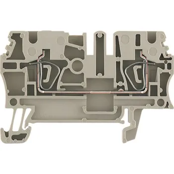 Weidmüller 1608510000-1 řadová svorka průchodky pružinová svorka Tmavě béžová 1 ks