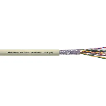 LAPP 35805/1 datový kabel UNITRONIC® LiYCY (TP) 10 x 2 x 0.25 mm² šedá metrové zboží