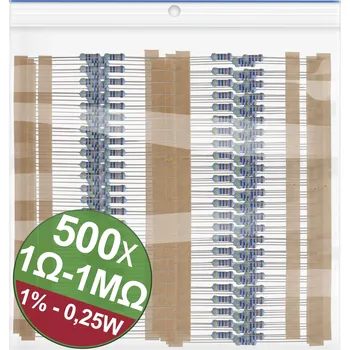 Rezistor Quadrios 22P036 22P036 sada metalizovaných rezistorů axiální 0.25 W 1 procent 1 sada