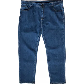 Pánské kalhoty VEL.42 Pánské JEANSY klasického střihu námořnická modrá HIDEO