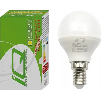 Žárovka ŽÁROVKA E14 LED IQepe 5W BULB NEUTRÁLNÍ BÍLÁ SMD 2835 230V AC