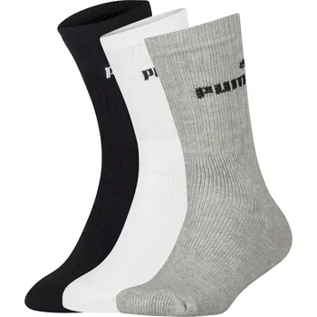 Puma Pánské ponožky, 3 páry (černá/šedá/bílá, 43-46)