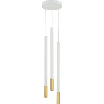 ZÁVĚSNÁ LAMPA SIGMA SOPEL DUE 3 33258 BÍLÁ / ZLATÁ