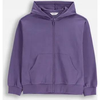 Dívčí mikina Rozepínací Mikina Dětská Fialová Mikina Dívčí Velikost 134 Coccodrillo WC6