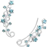 Stříbrné náušnice BETSY Blue Ag 925/1000