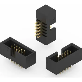 Elektrický konektor Konektor PCB, řada: WR-BHD, počet kontaktů: 44, počet řad: 2, rozteč: 1.27mm, orientace těla: Pravý úhel, Krytý, 1A