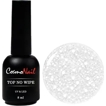 Lak na nehty COSMONAIL Top Matt Glitter 007 - Crystal Glitter, 8 ml