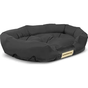 Pelíšek pro psa Pelech pro psy oválný 100x75cm voděodolný černý CODUOWAL100/75CZA